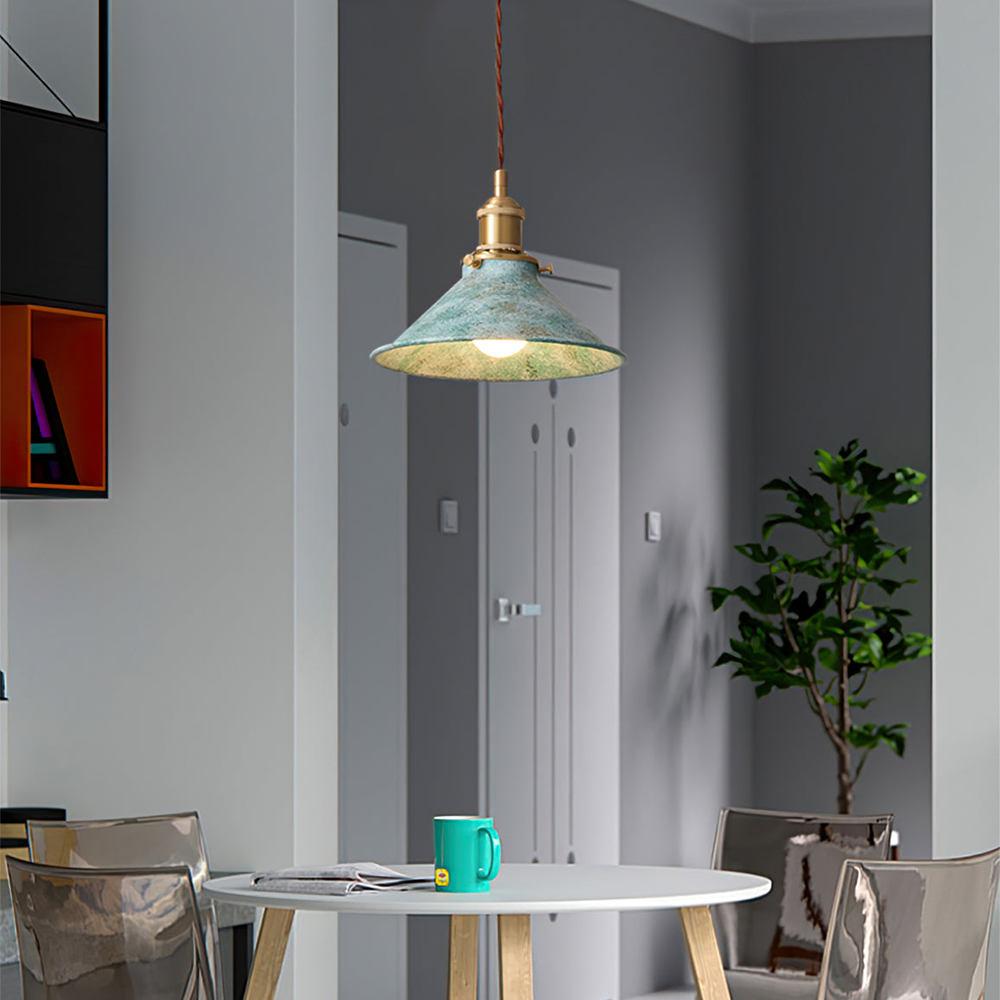 Retro Industrial Metal Fanale Pendant Light - Lumpaz