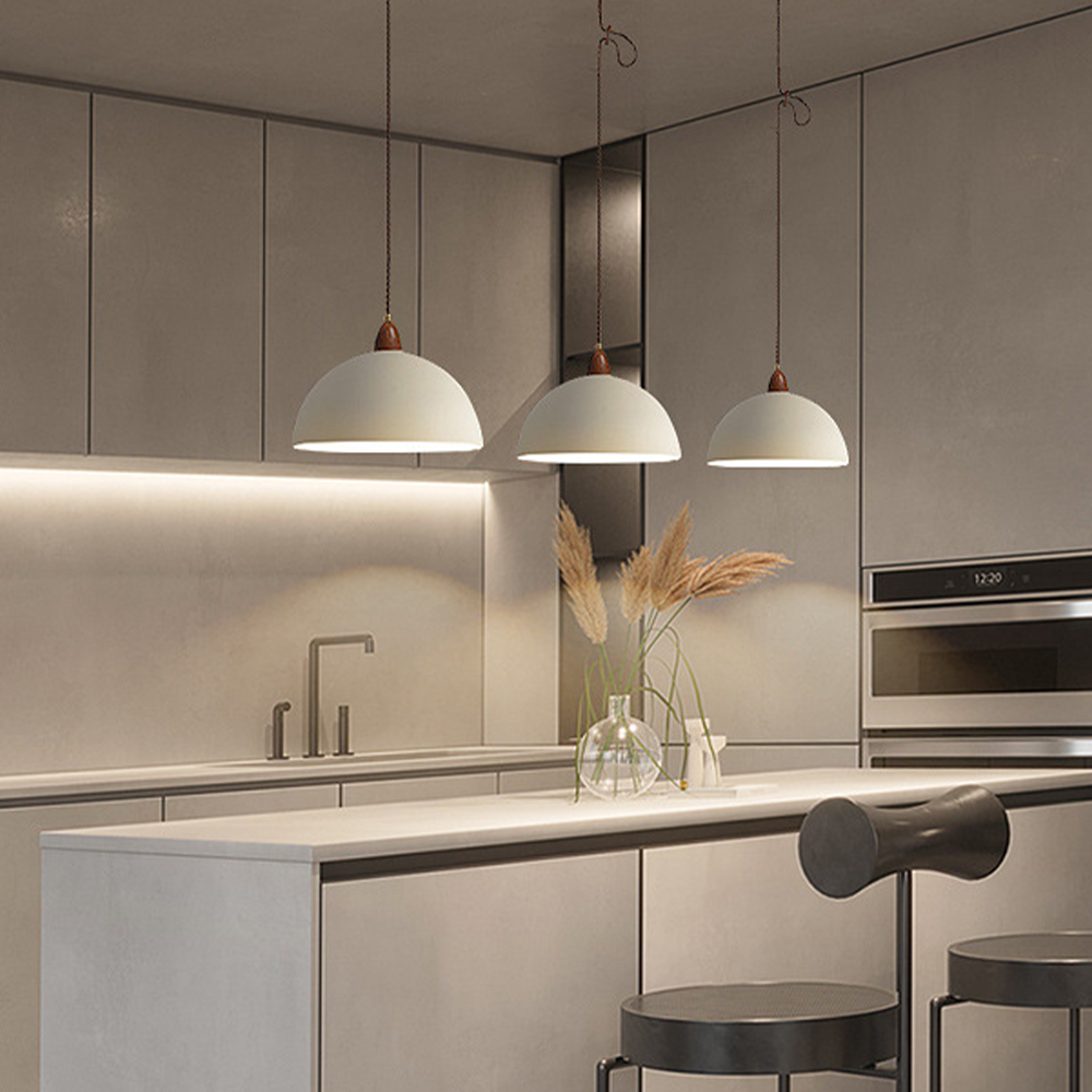 Nordic Light Luxury White Hanging Light For Kitchen - Lumpaz