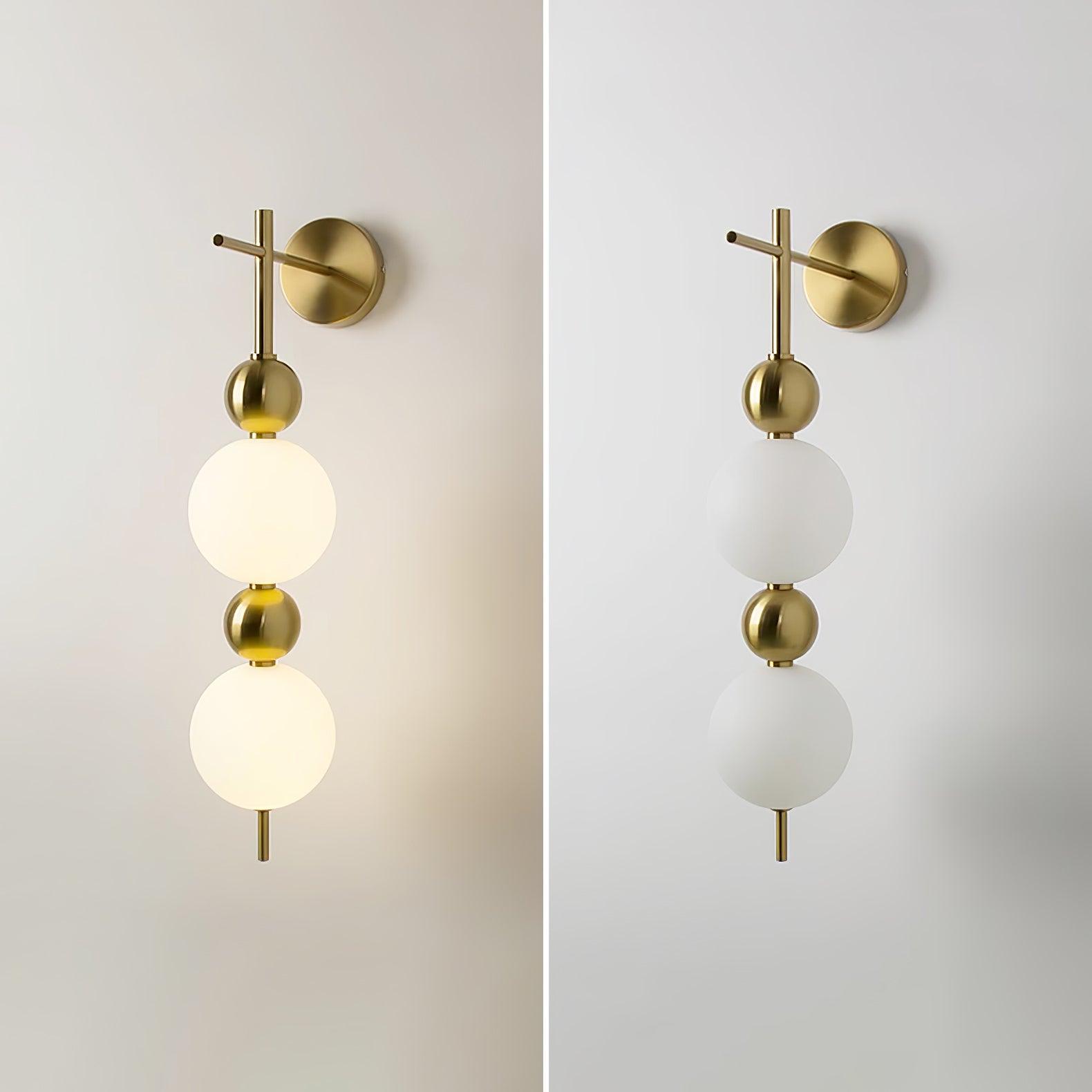 Candied Haws String Brass Wall Lamp - Lumpaz