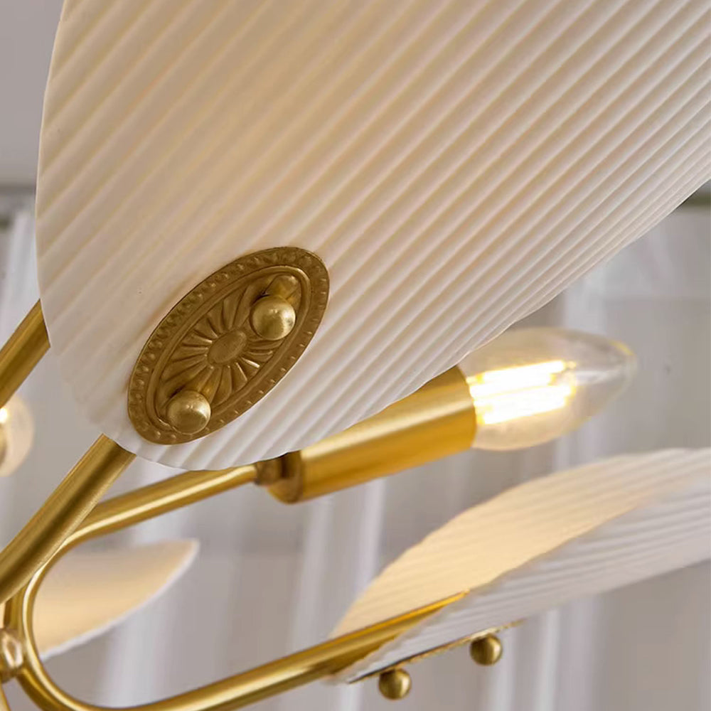 Vintage Creative Copper & Ceramic Pendant Light - Lumpaz