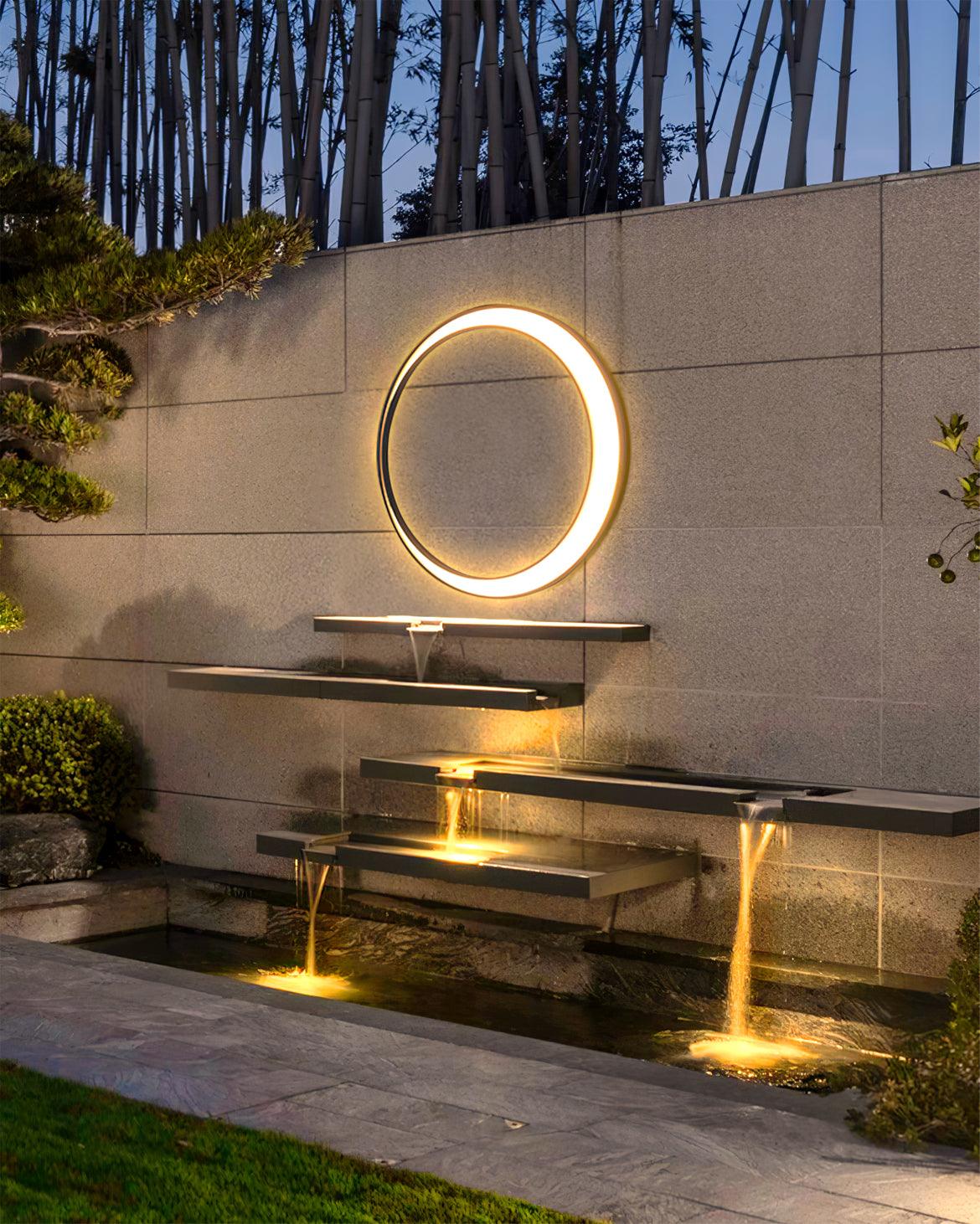 Moon Outdoor Wall Lamp - Lumpaz