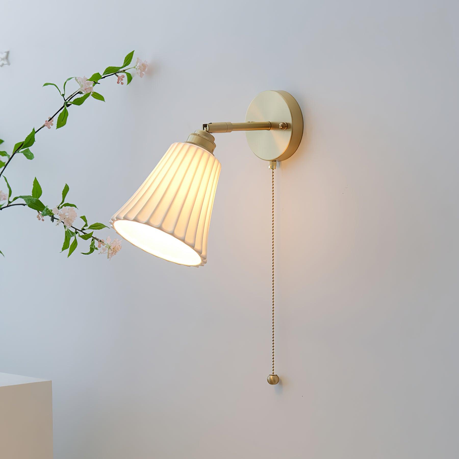 Trumpet Ceramic Wall Light - Lumpaz