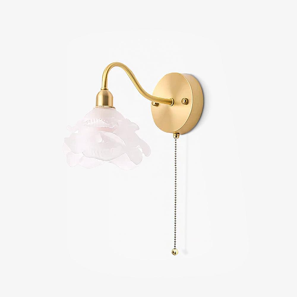 Rose Brass Wall Light - Lumpaz