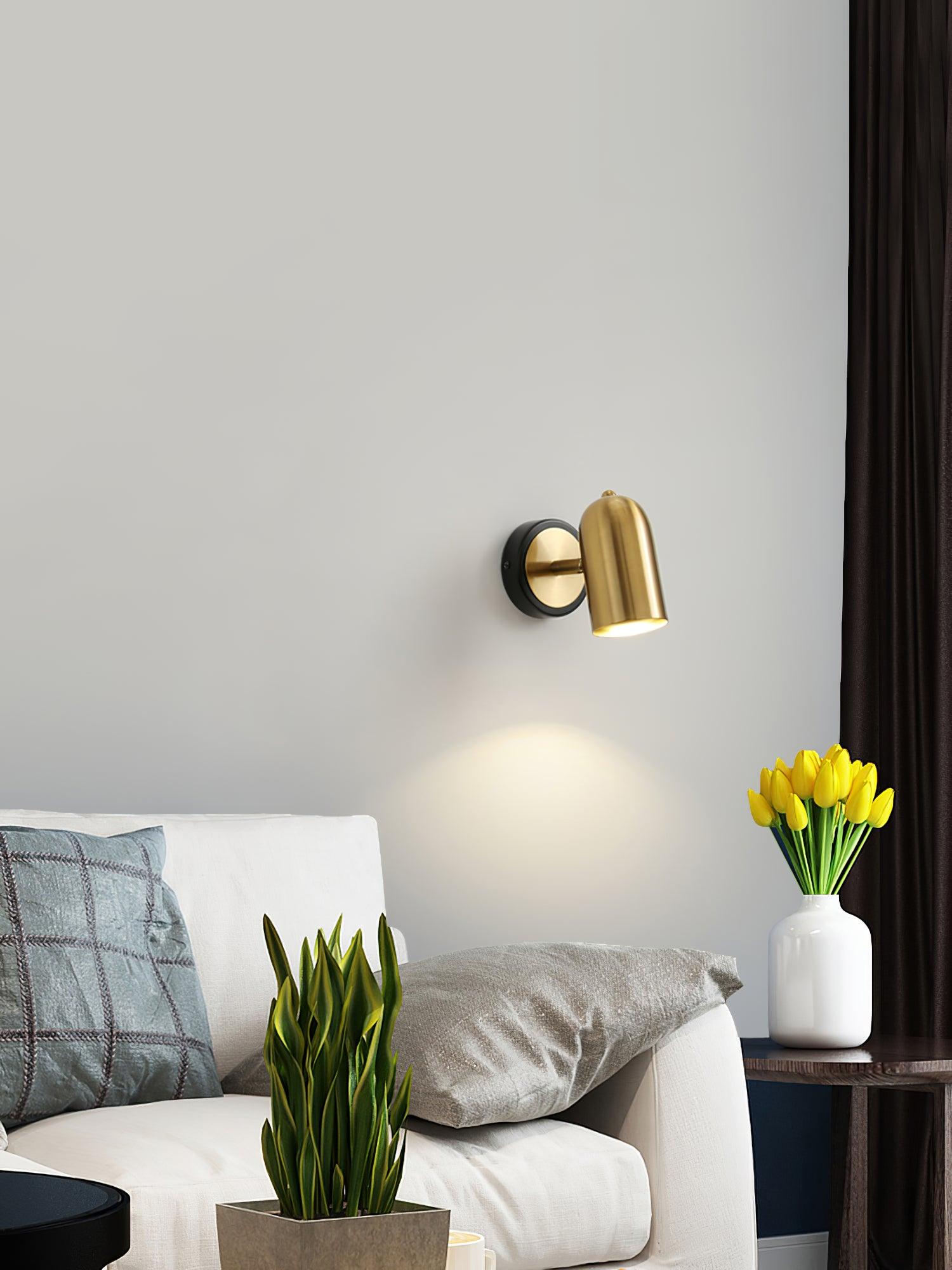 Leonardo Gold Wall Lamp - Lumpaz