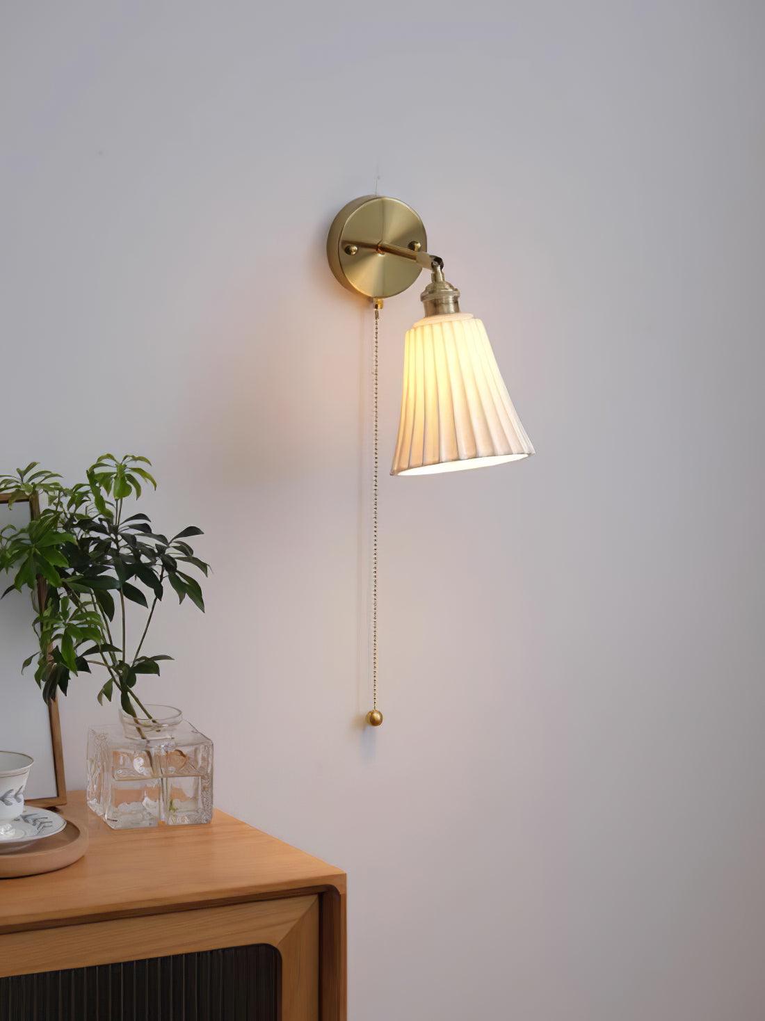 Trumpet Ceramic Wall Light - Lumpaz