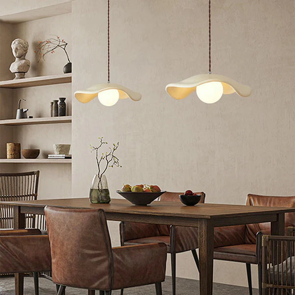 Modern Style Hat Shade Wabi-Sabi Pendant Light - Lumpaz