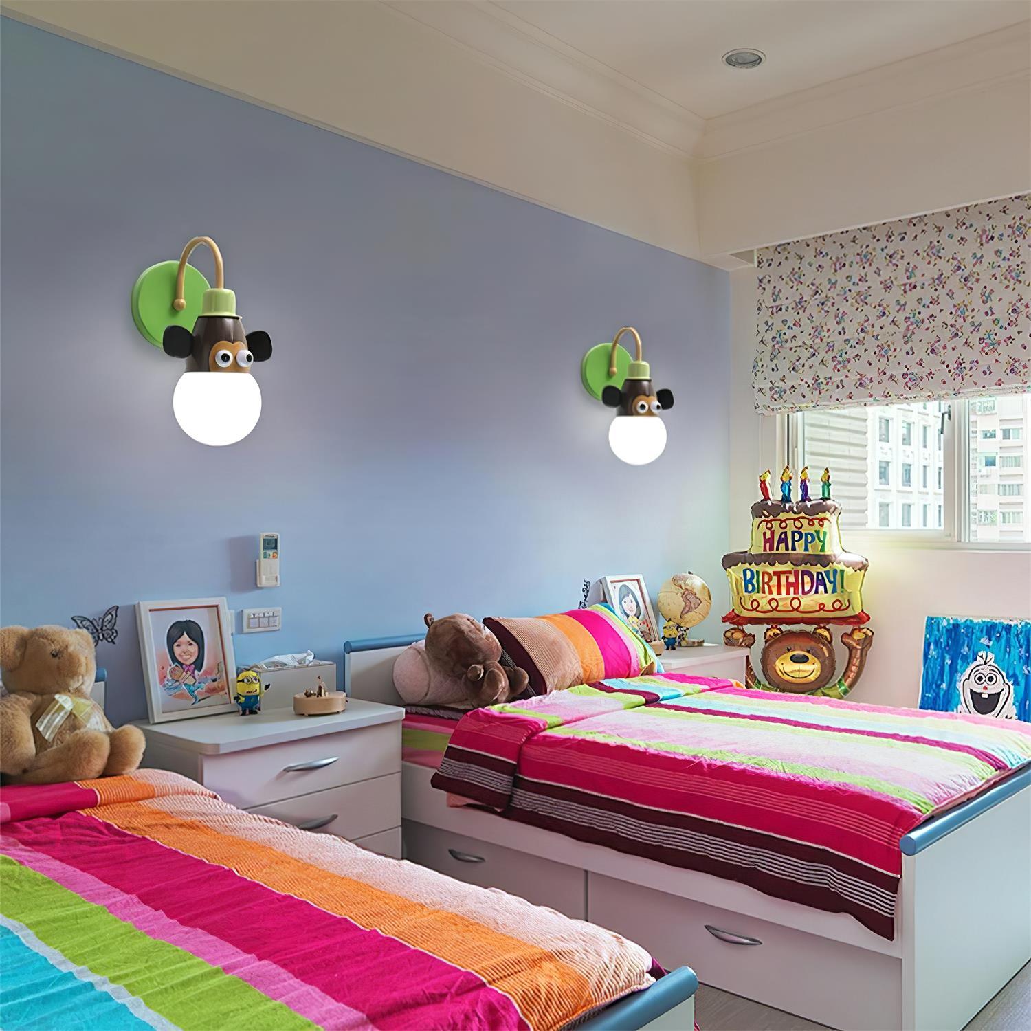 Cartoon Animal Kids Wall Lamp - Lumpaz