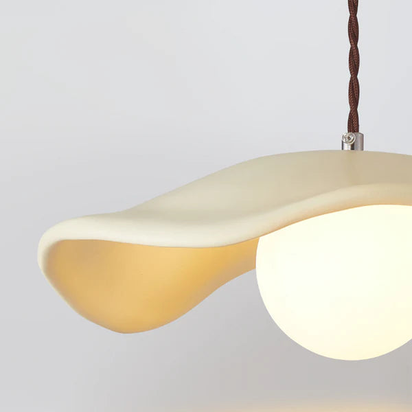 Modern Style Hat Shade Wabi-Sabi Pendant Light - Lumpaz