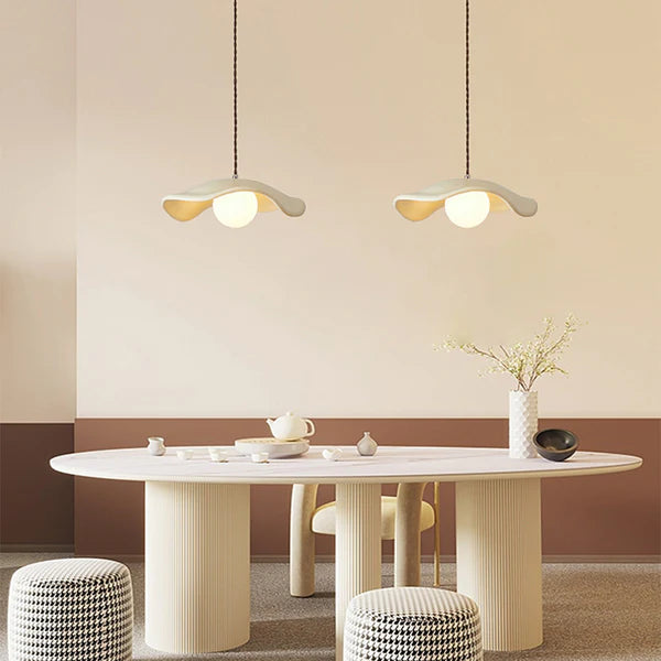 Modern Style Hat Shade Wabi-Sabi Pendant Light - Lumpaz