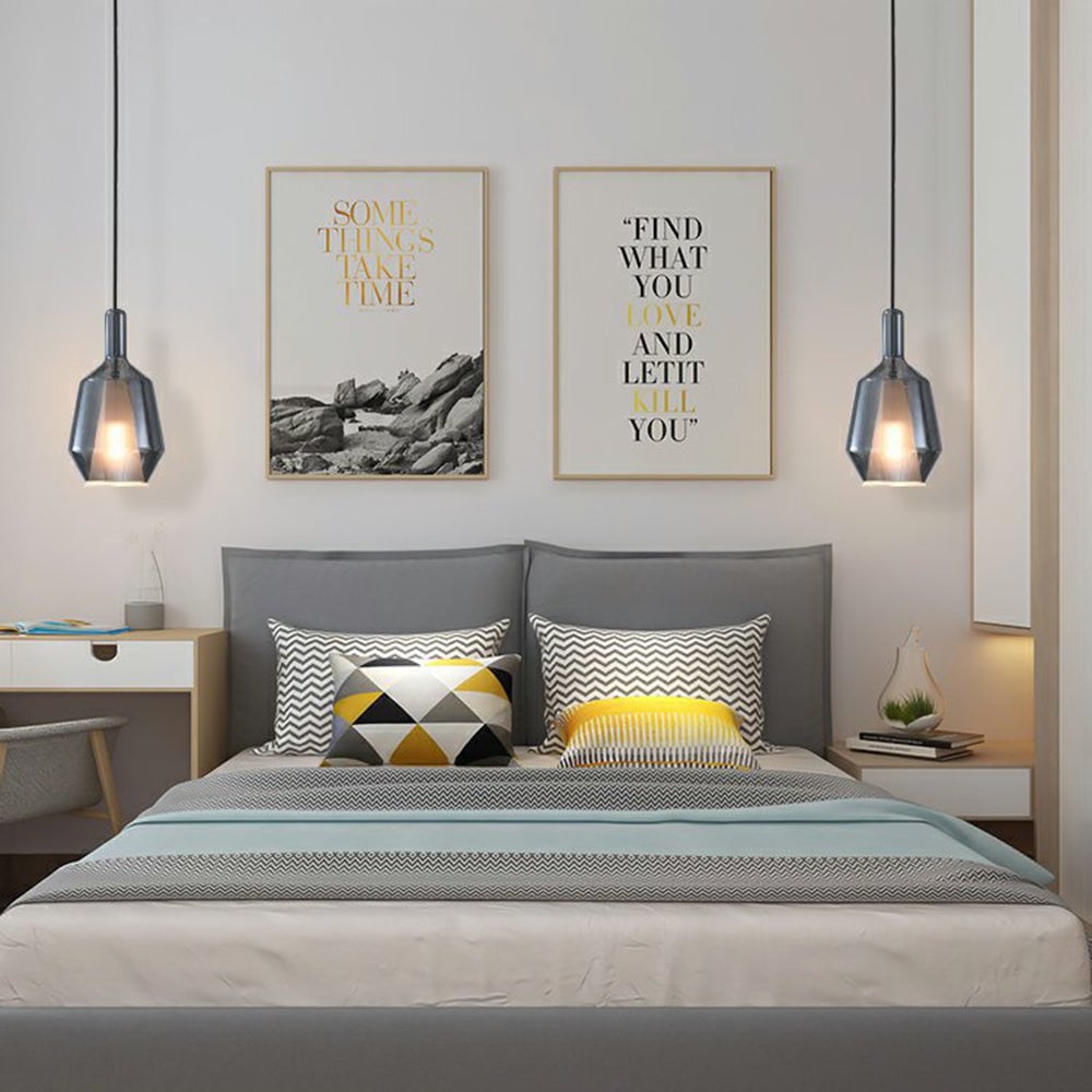 Modern Multicolored Glass Pendant Lamp for Dining - Lumpaz