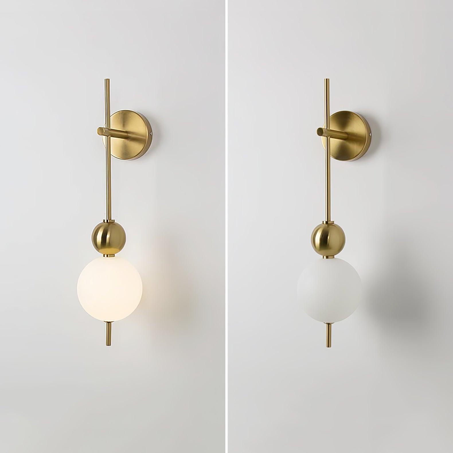 Candied Haws String Brass Wall Lamp - Lumpaz