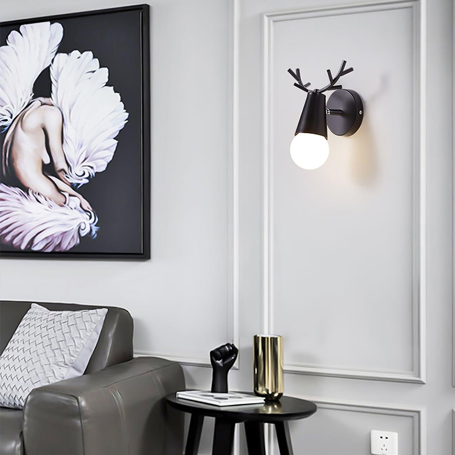 Yeknu Antler Wall Lamp - Lumpaz