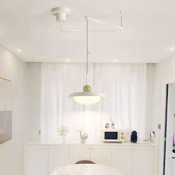 Modern Morandi Layered Metal Hanging Lights - Lumpaz