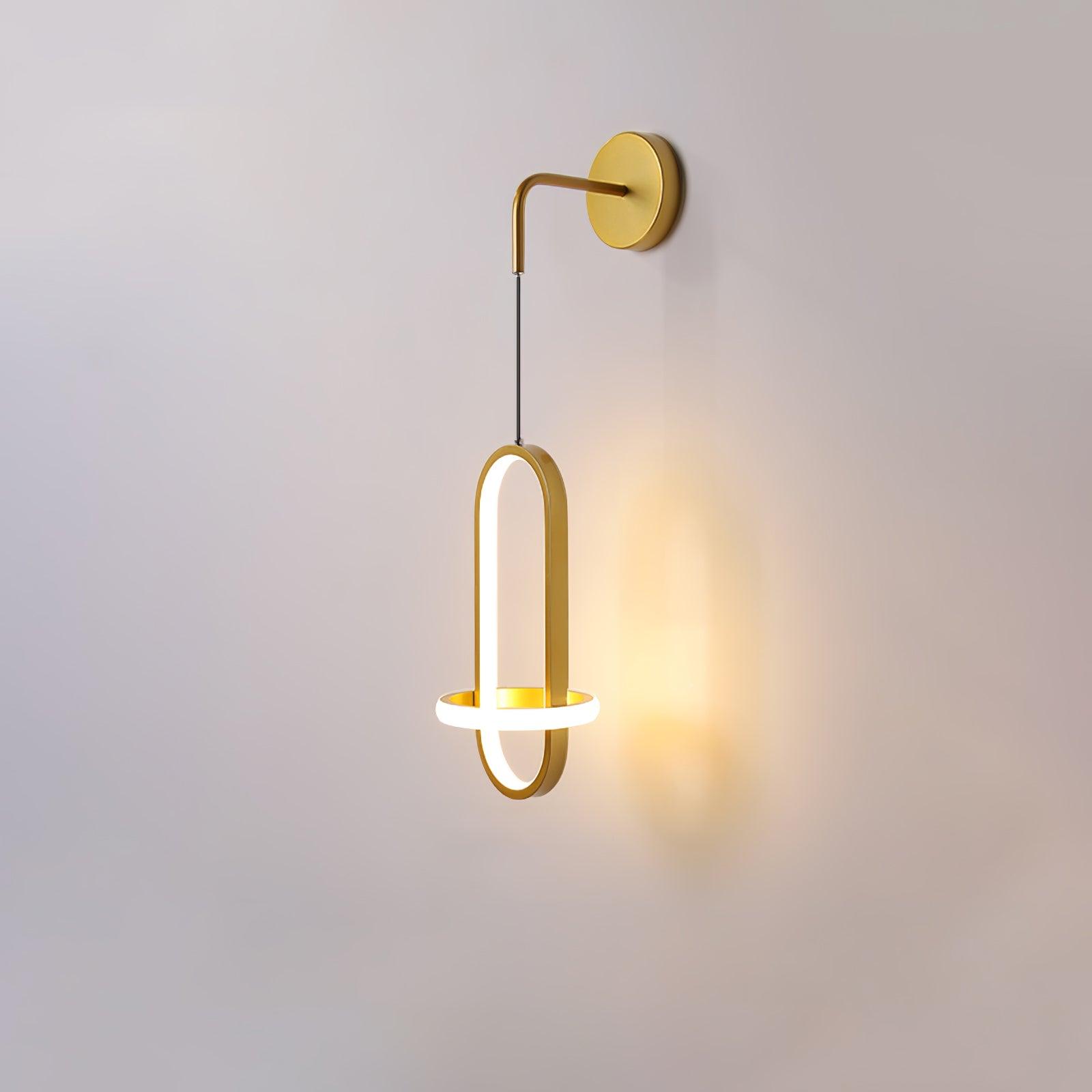 Oval Brass Wall Light - Lumpaz