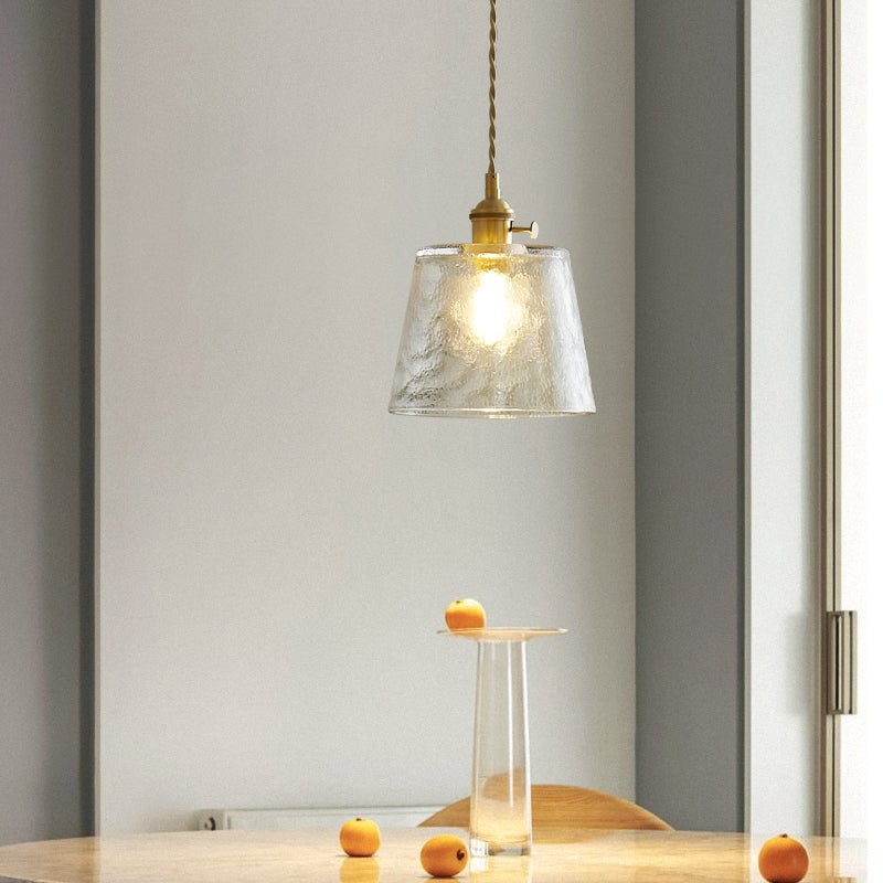 Modern Simple Cup Glass Pendant Lamp For Living Room - Lumpaz