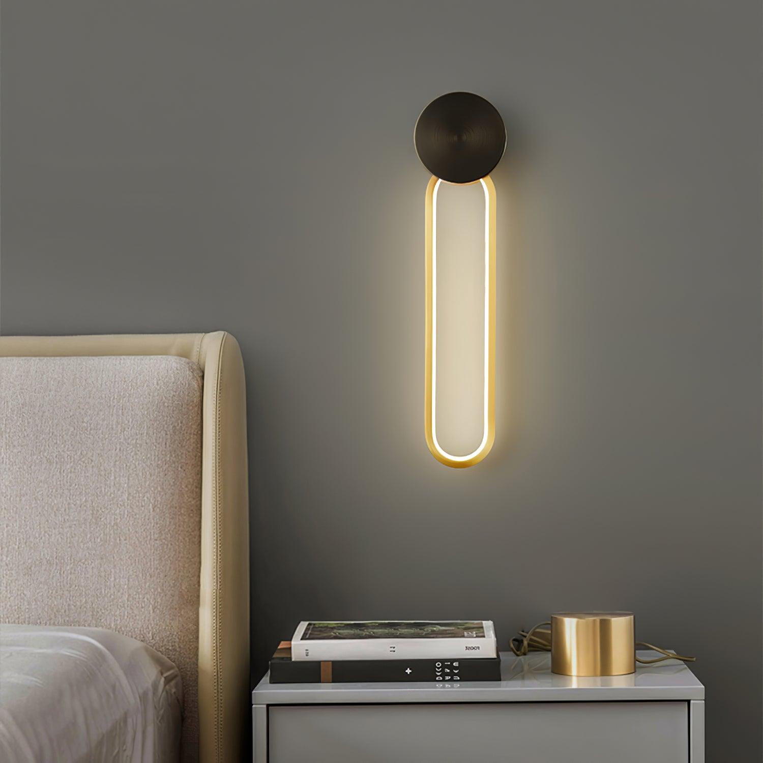 Simple Elliptical Wall Sconce - Lumpaz