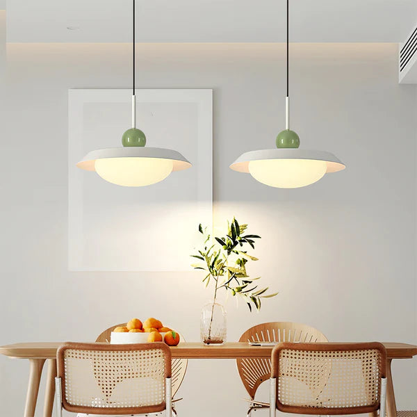 Modern Morandi Layered Metal Hanging Lights - Lumpaz