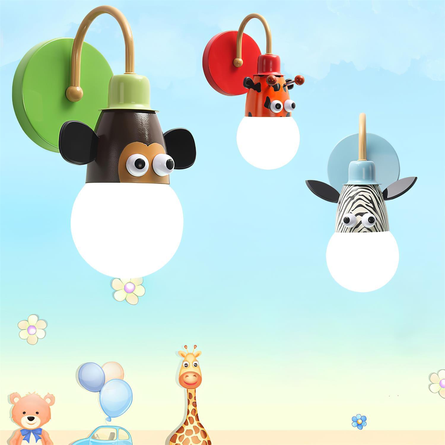 Cartoon Animal Kids Wall Lamp - Lumpaz