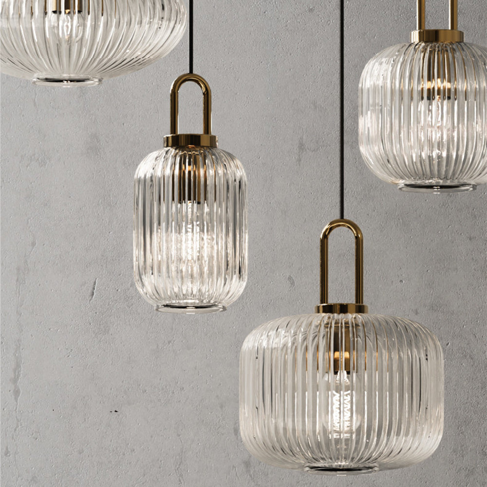 Design Pumpkin Shape Glass Pendant Light - Lumpaz