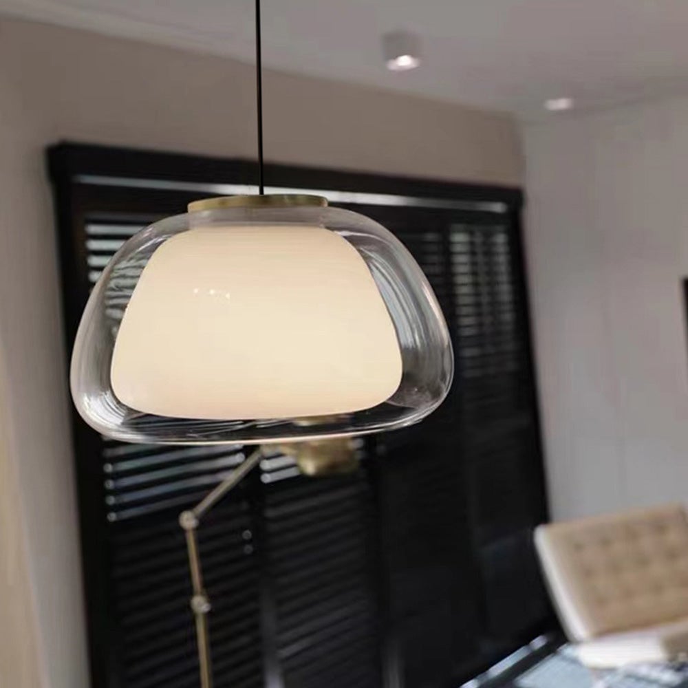 Nordic Modern Minimalist Glass Pendant Light - Lumpaz