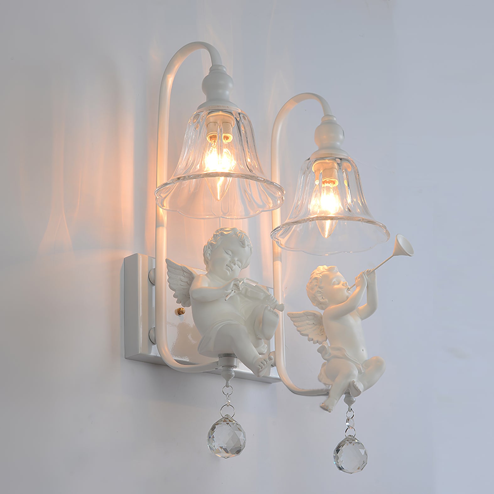 White Angel Wall Light - Lumpaz