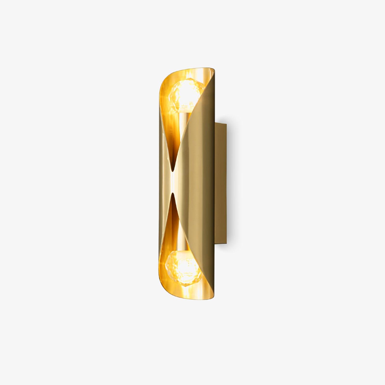 Diamonds Brass Wall Lamp - Lumpaz