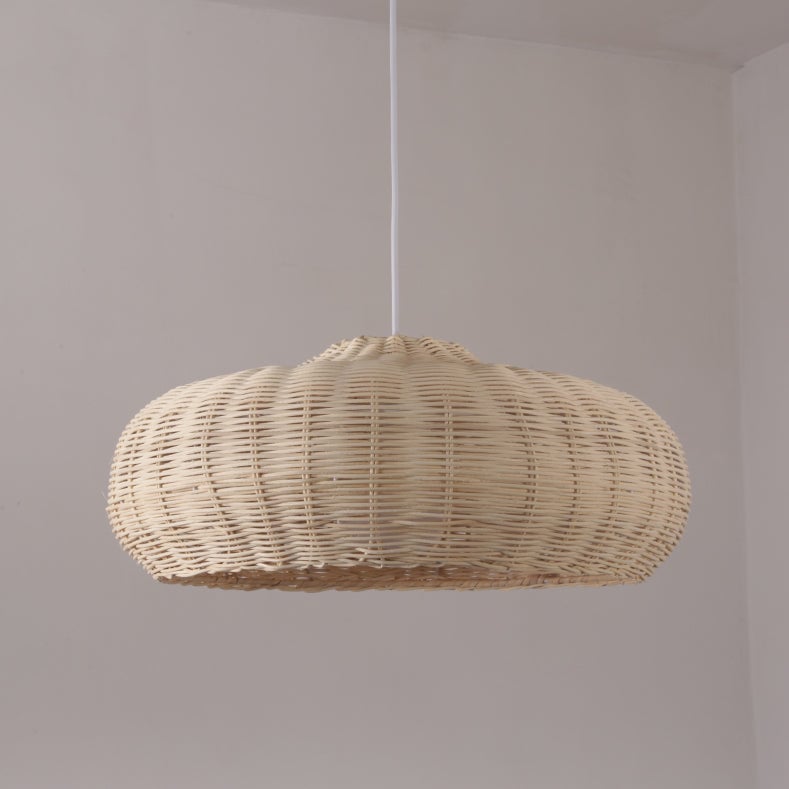 Unique Rattan Handmade Nordic Pendant Lampshades For Living Room - Lumpaz