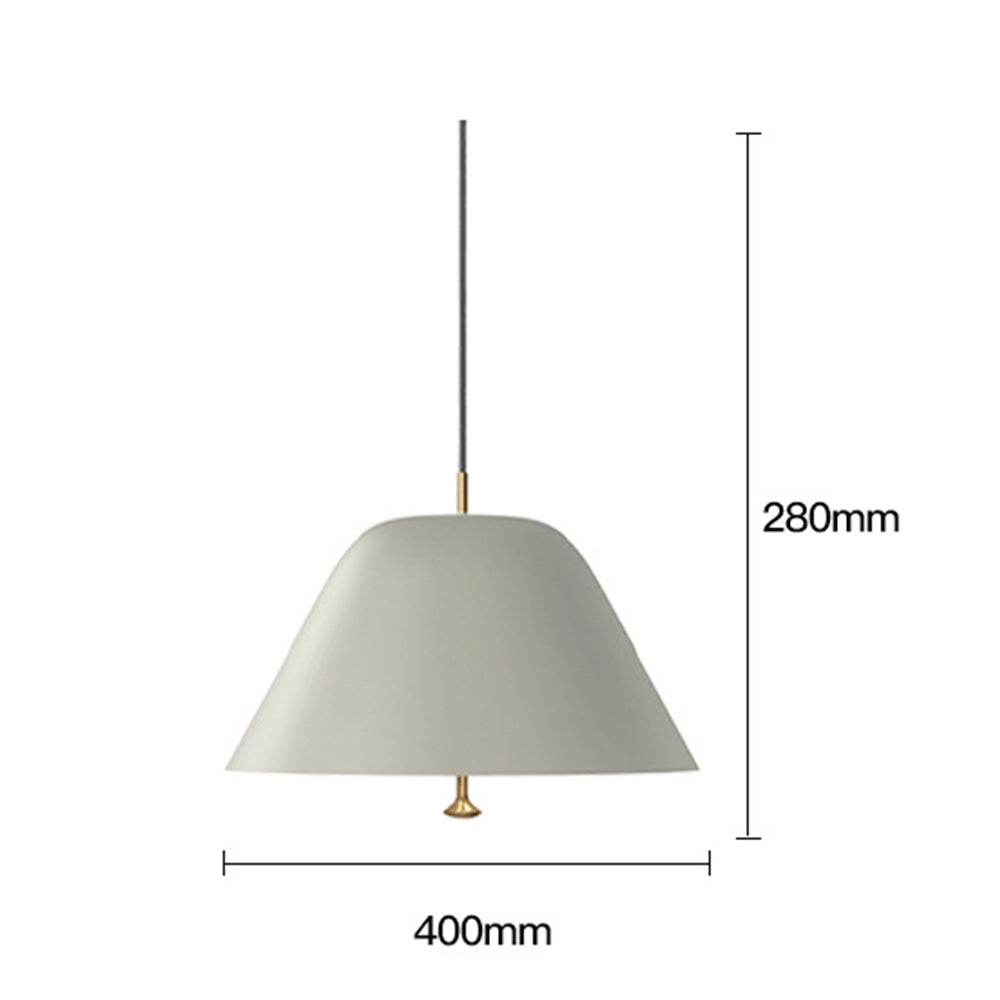 Modern Metal Living Room Cone Pendant Light - Lumpaz