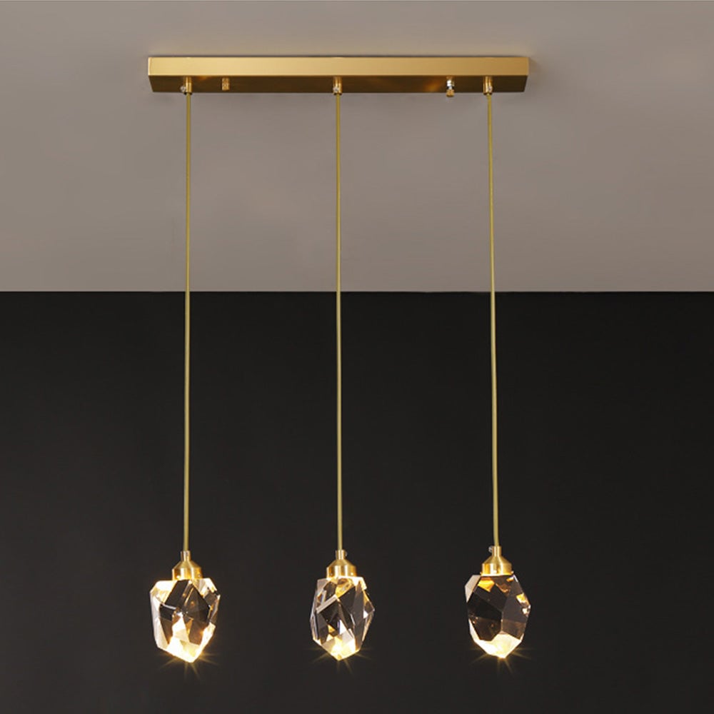 Creative Modern Crystal Gold Raindrop Chandelier - Lumpaz