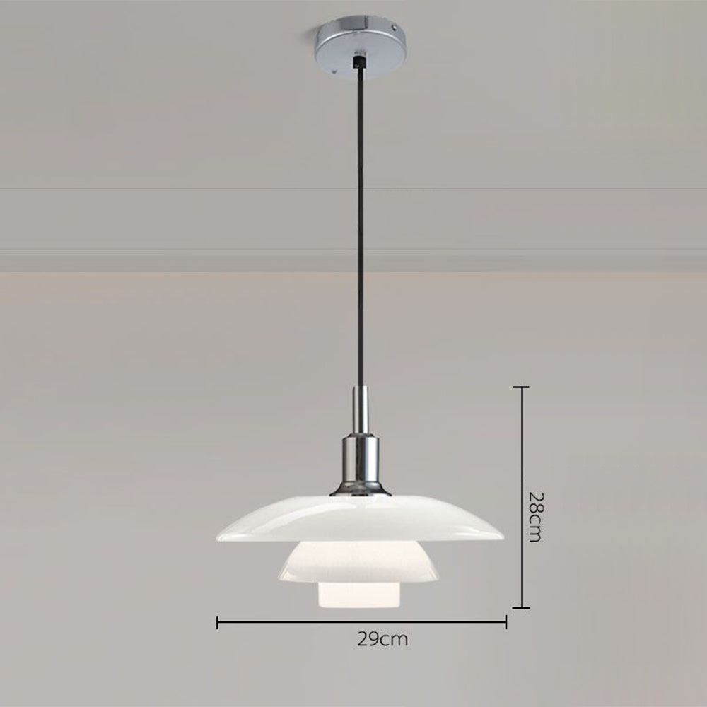 Medieval Nordic Simple Bauhaus Glass Pendant Light - Lumpaz
