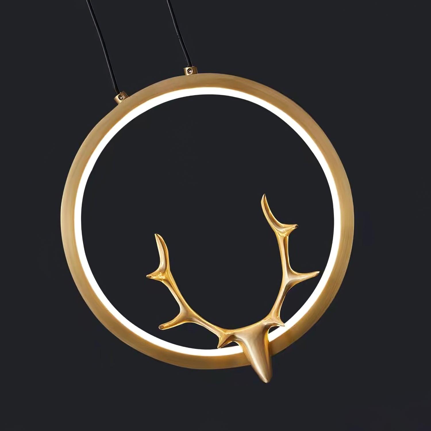Golden Antler Wall Light - Lumpaz
