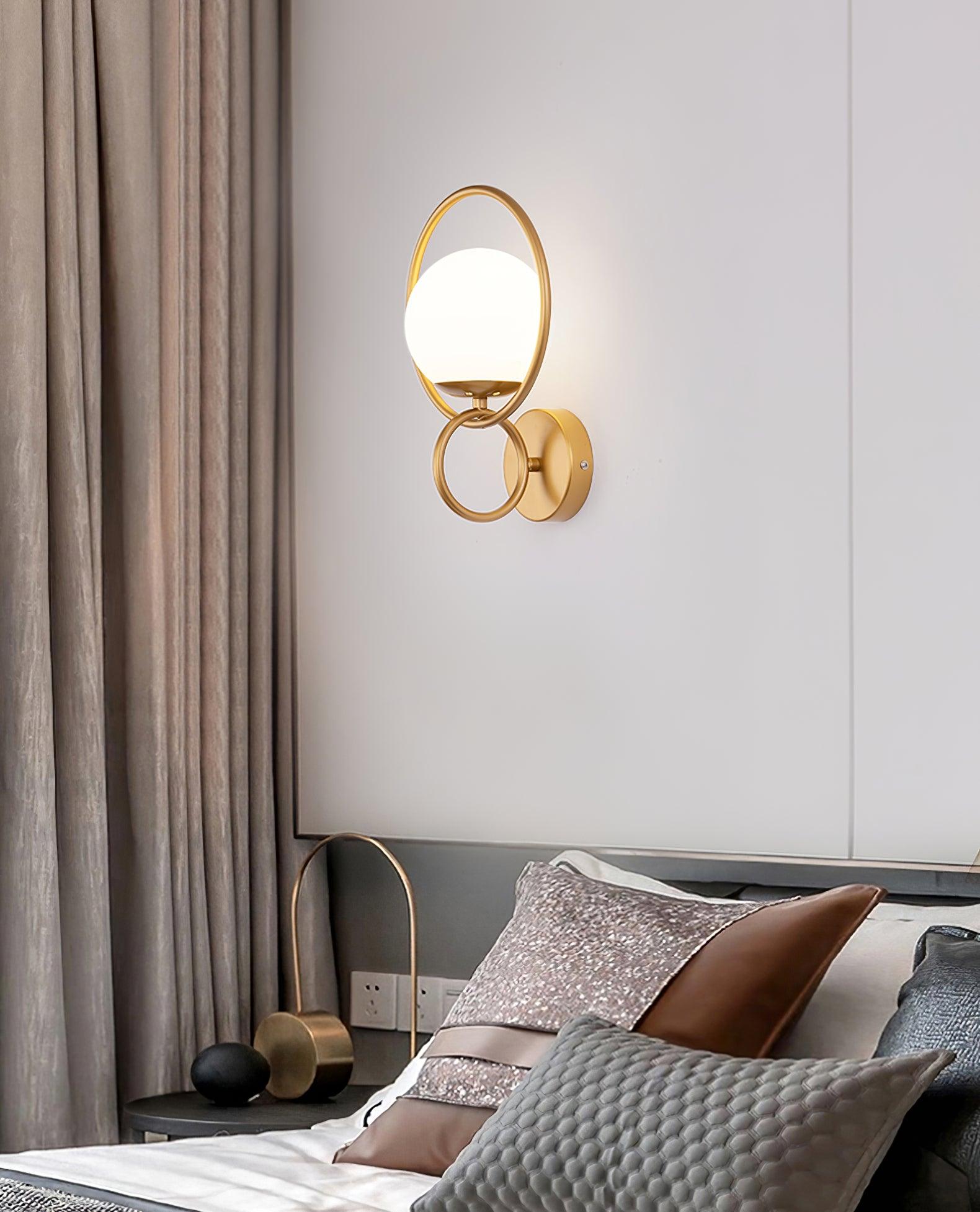 Fort Halo Gold Wall Light - Lumpaz