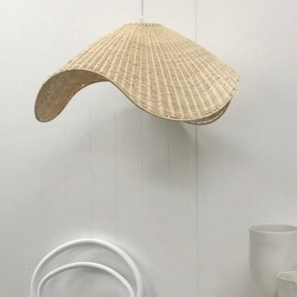 Modern Simple Handwoven Rattan Pendant Light - Lumpaz