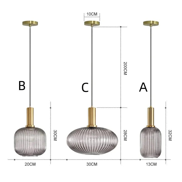 Vintage Stained Glass Lantern Shape Pendant Light - Lumpaz