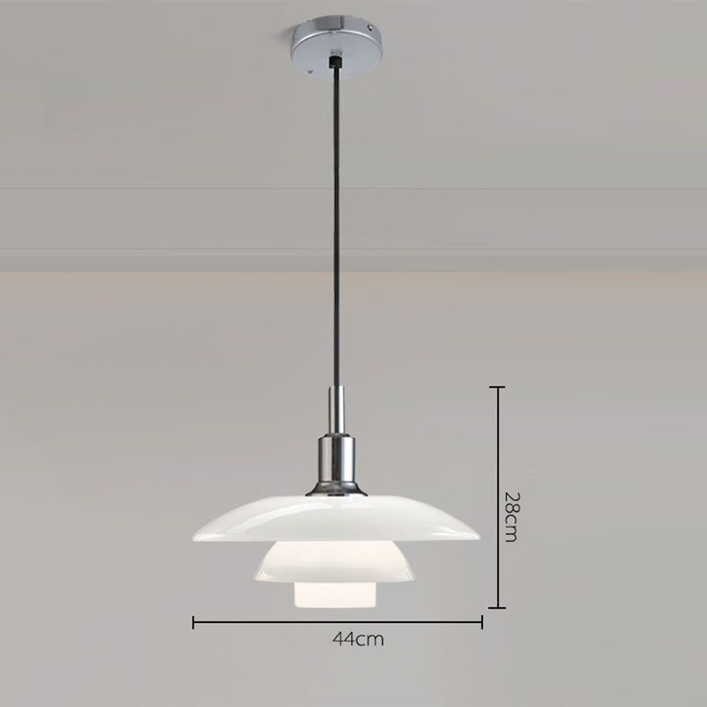Medieval Nordic Simple Bauhaus Glass Pendant Light - Lumpaz