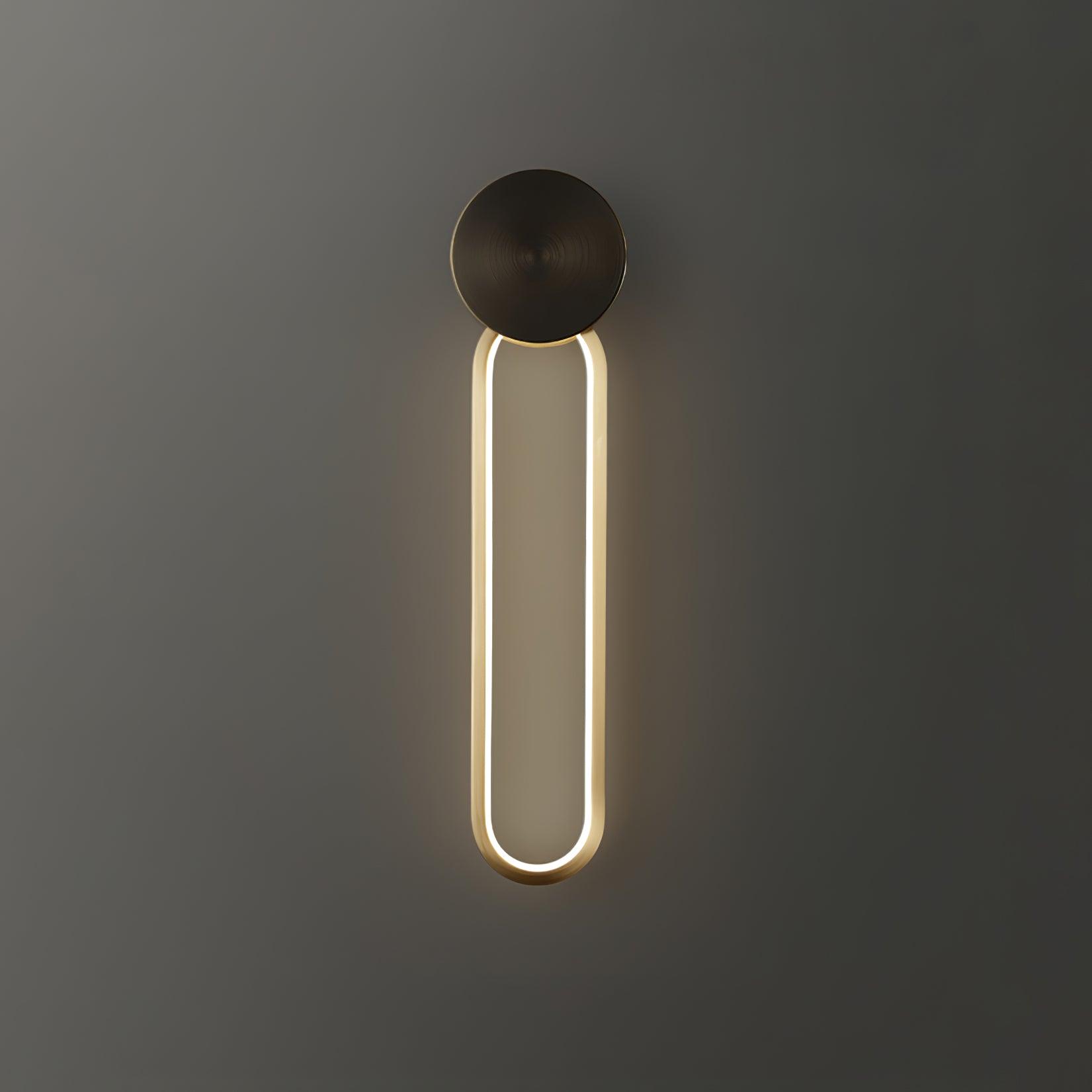Simple Elliptical Wall Sconce - Lumpaz