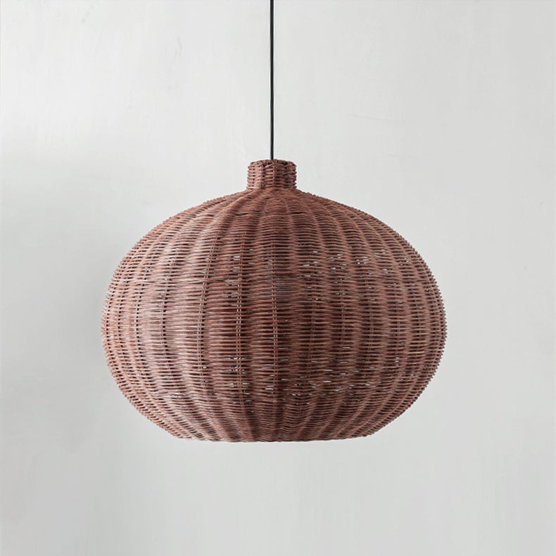 Unique Rattan Handmade Nordic Pendant Lampshades For Living Room - Lumpaz