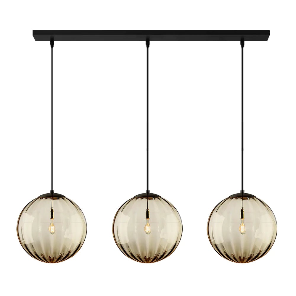 Modern Simple Round Glass Pendant Light - Lumpaz