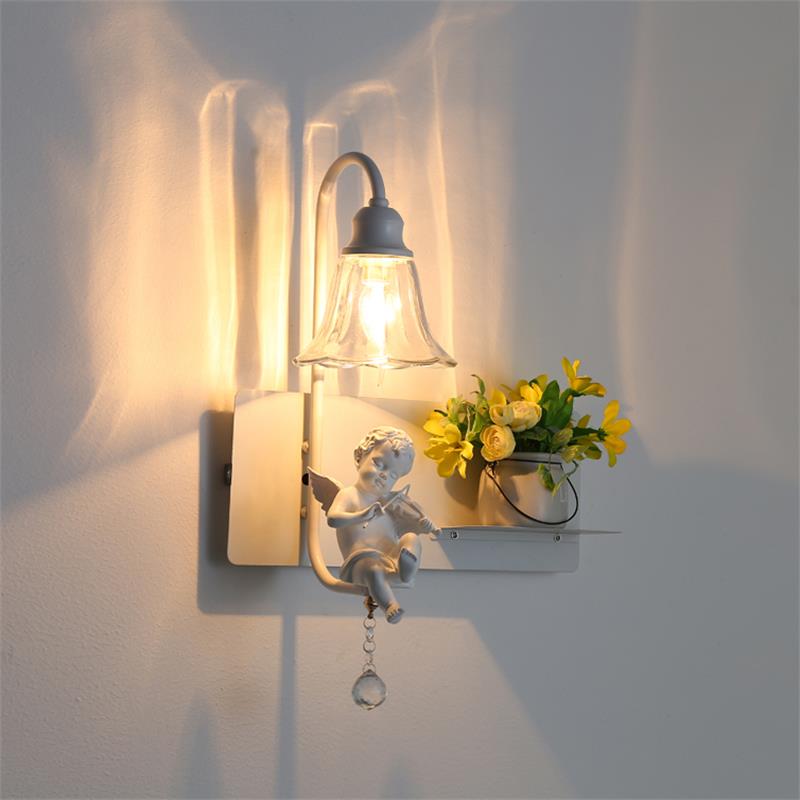 White Angel Wall Light - Lumpaz