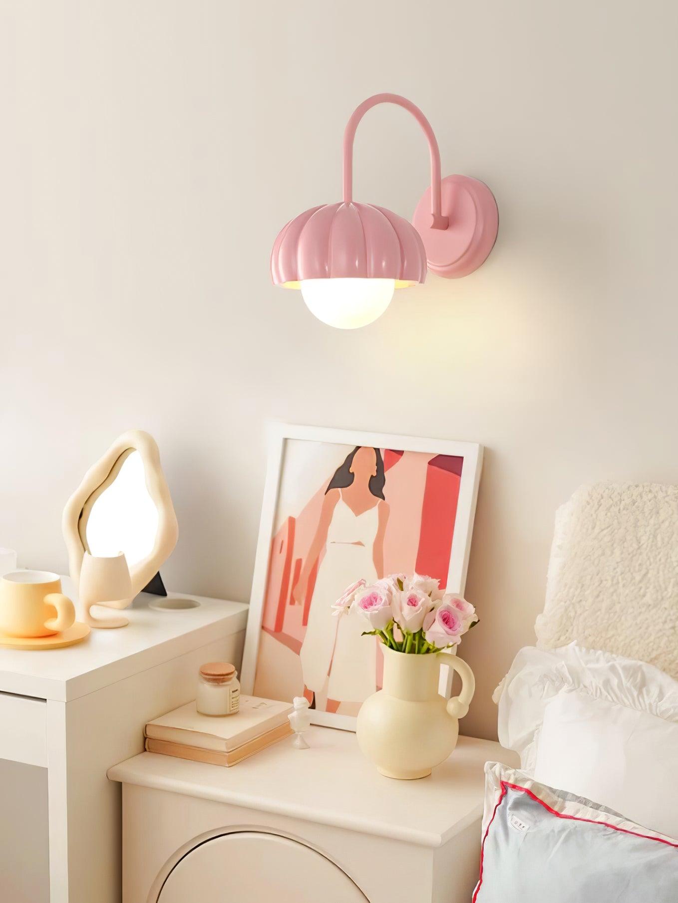 Creamy Pumpkin Wall Light - Lumpaz