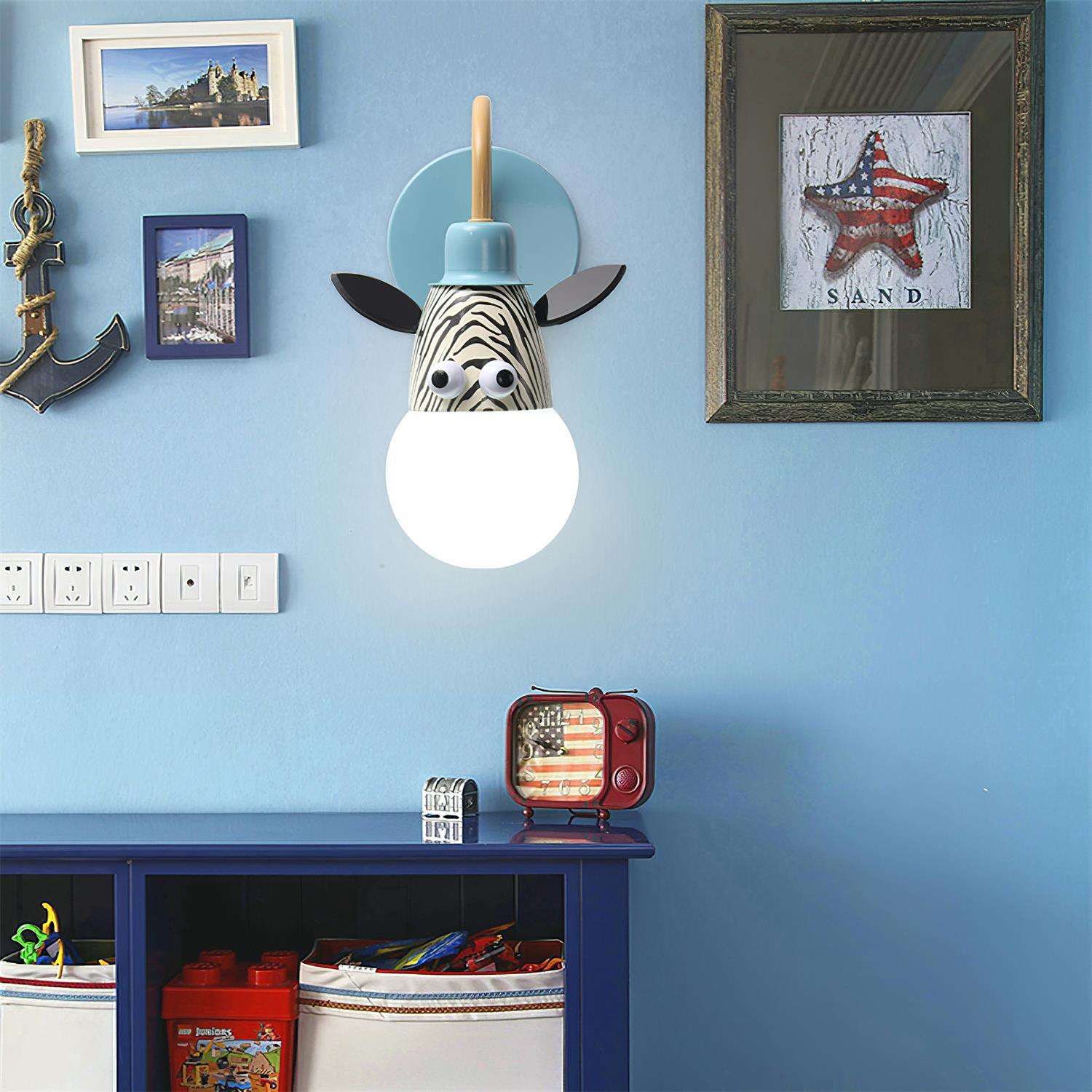Cartoon Animal Kids Wall Lamp - Lumpaz
