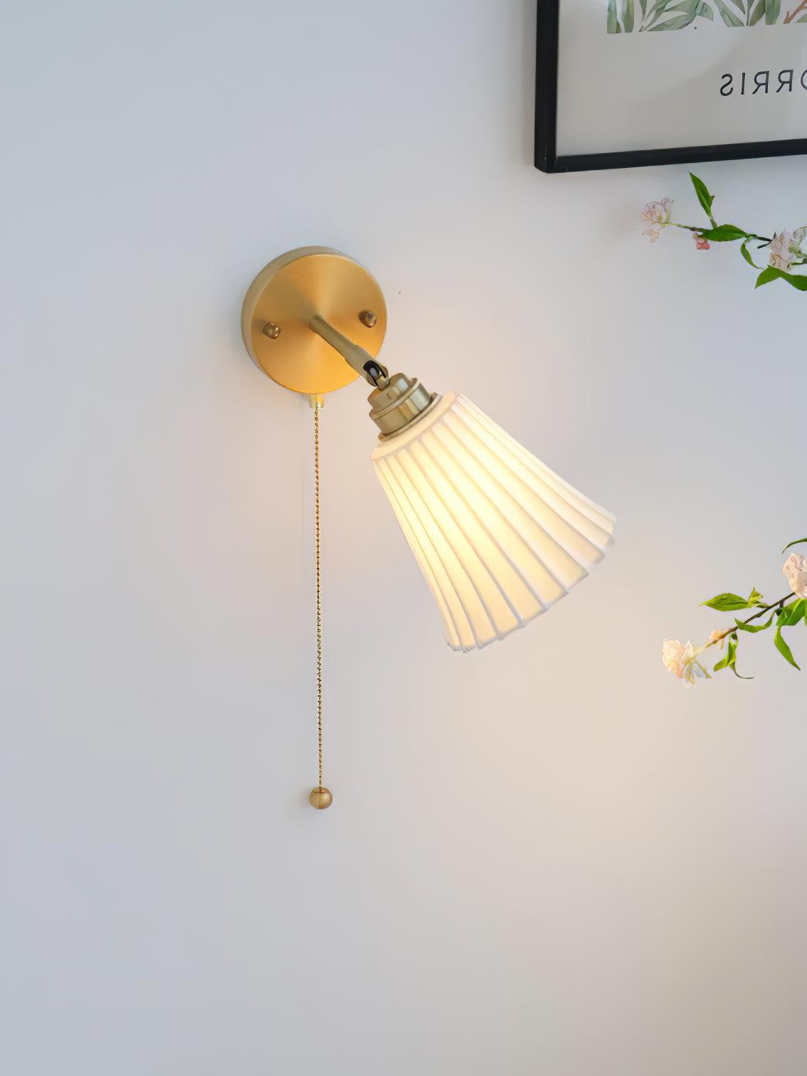 Trumpet Ceramic Wall Light - Lumpaz