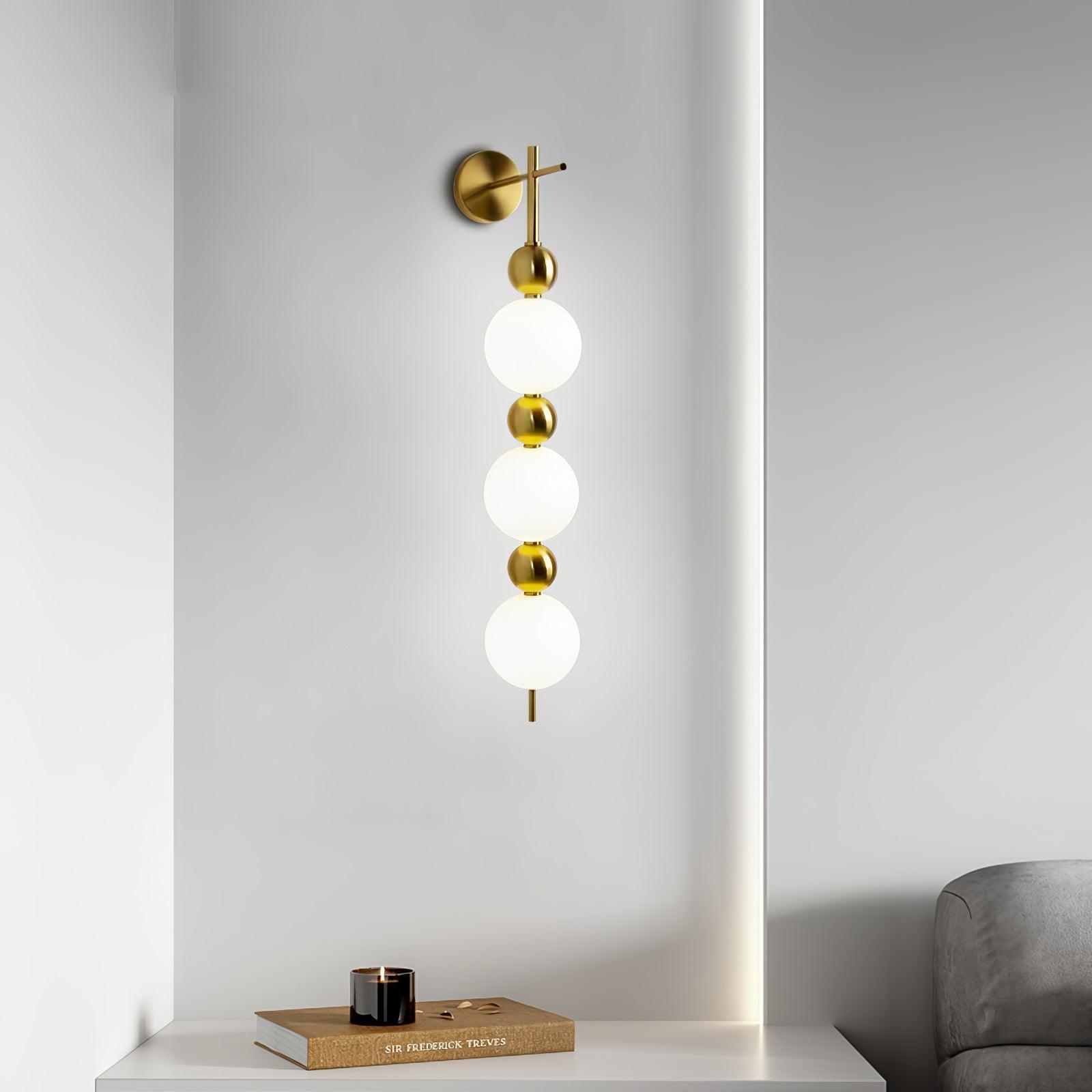 Candied Haws String Brass Wall Lamp - Lumpaz