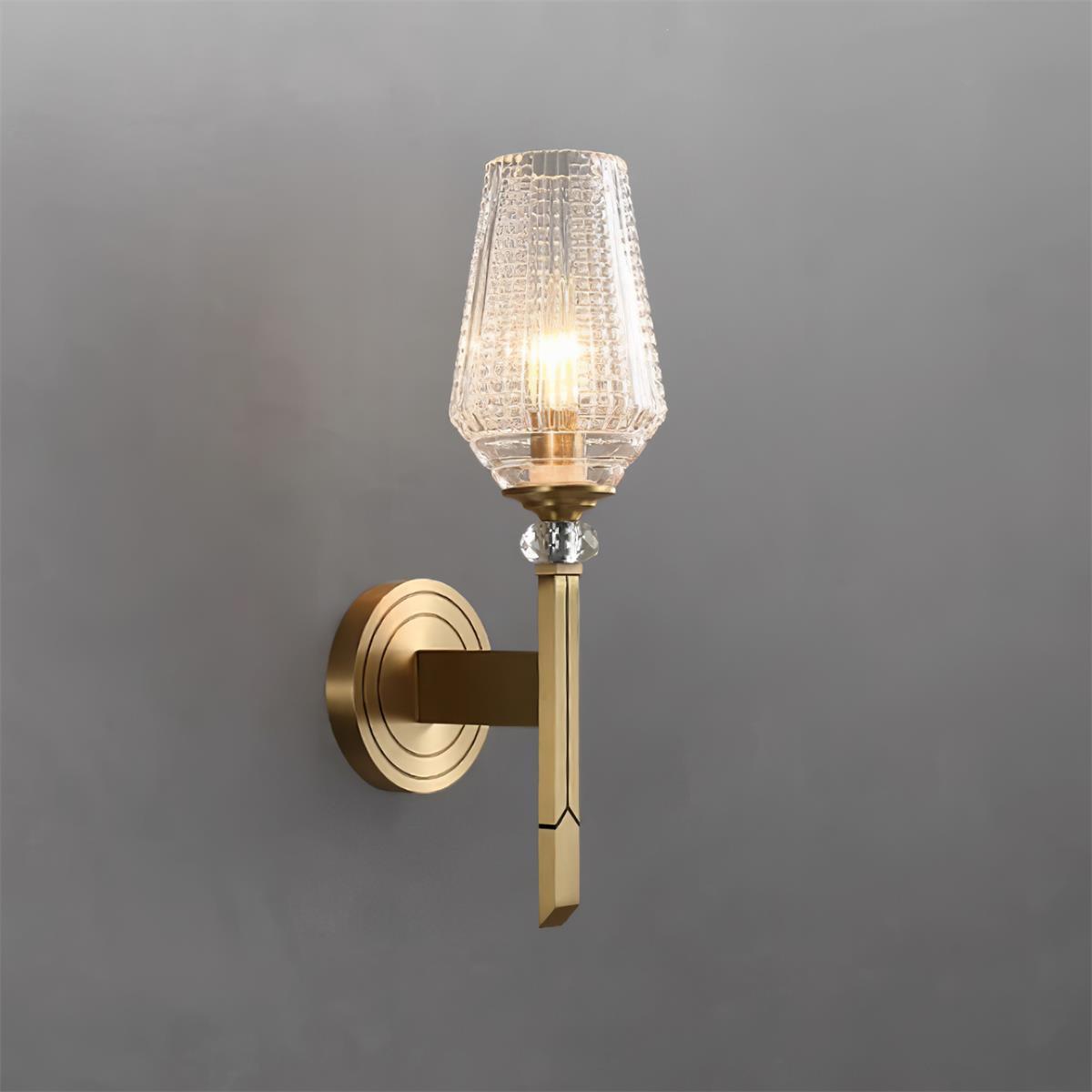 Devora Brass Wall Lamp - Lumpaz