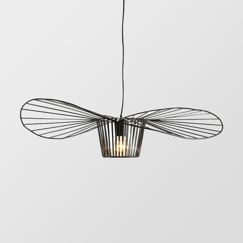 Modern Iron Cage Pendant Light For Living Room - Lumpaz