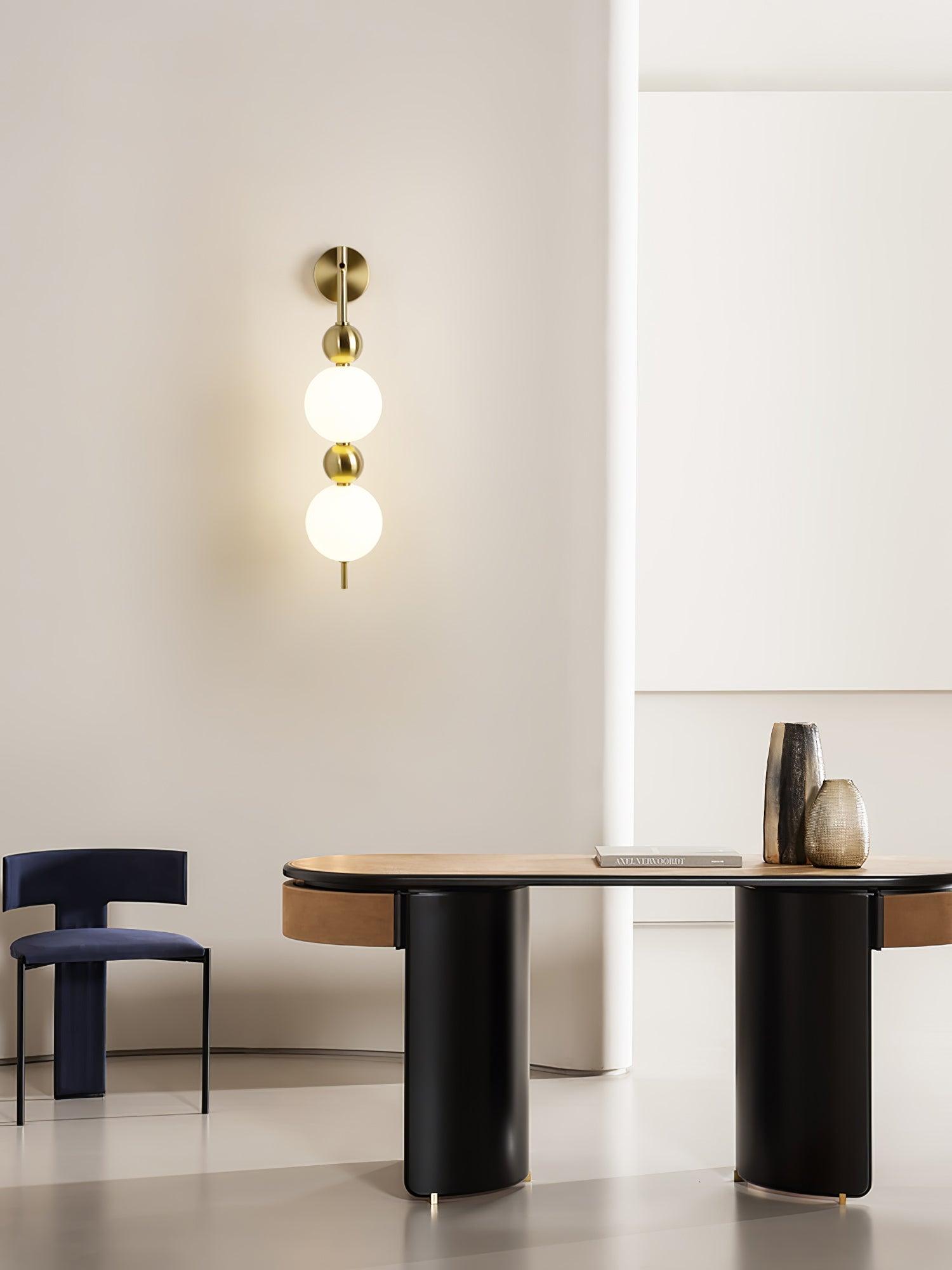 Candied Haws String Brass Wall Lamp - Lumpaz