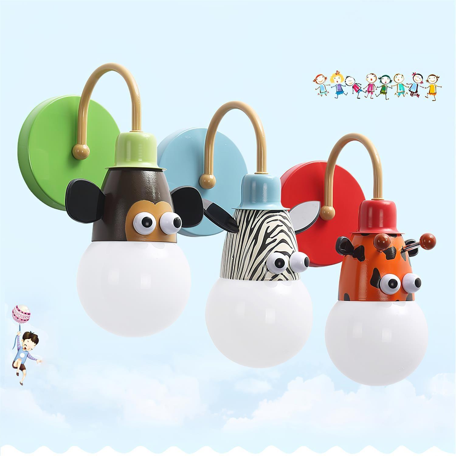 Cartoon Animal Kids Wall Lamp - Lumpaz