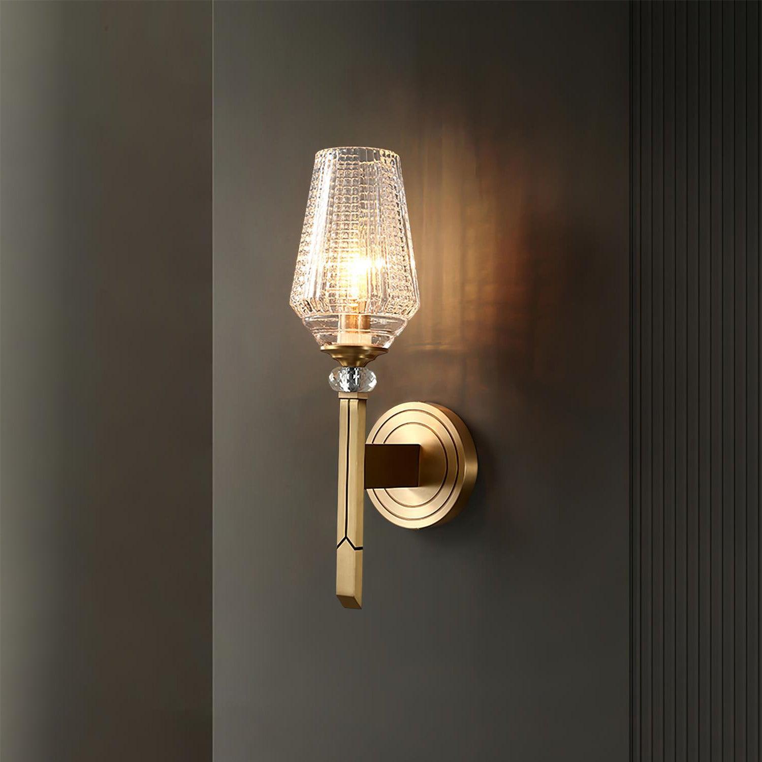 Devora Brass Wall Lamp - Lumpaz