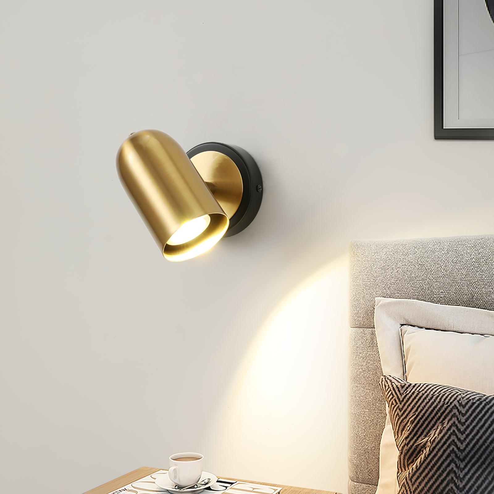 Leonardo Gold Wall Lamp - Lumpaz