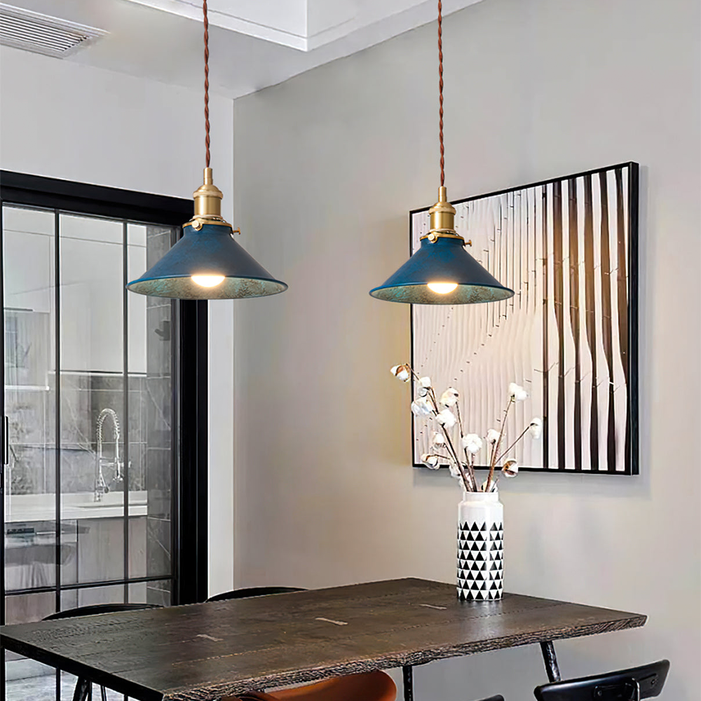 Retro Industrial Metal Fanale Pendant Light - Lumpaz